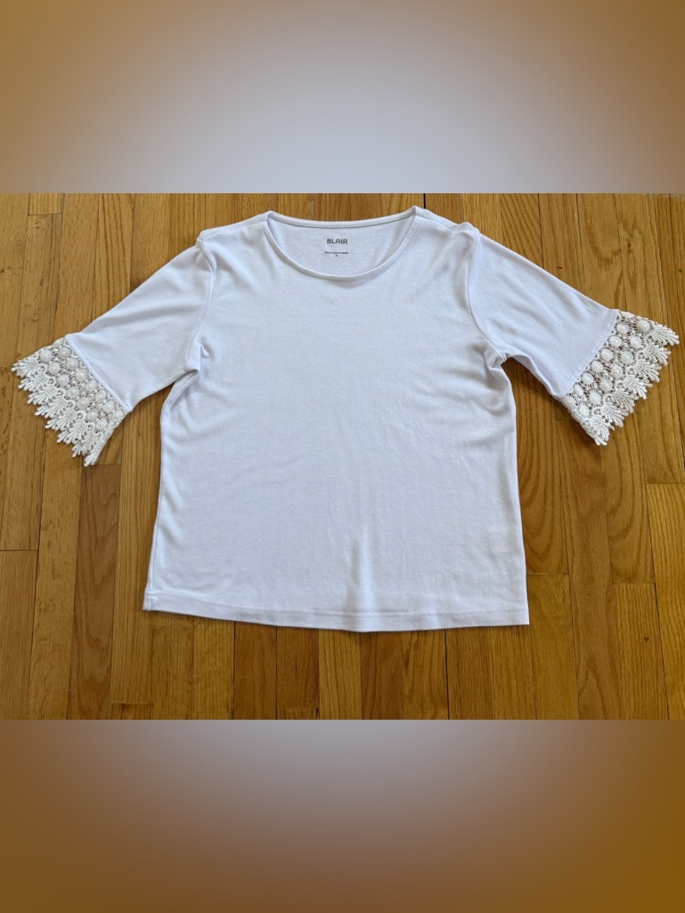 Blair crochet sleeves top